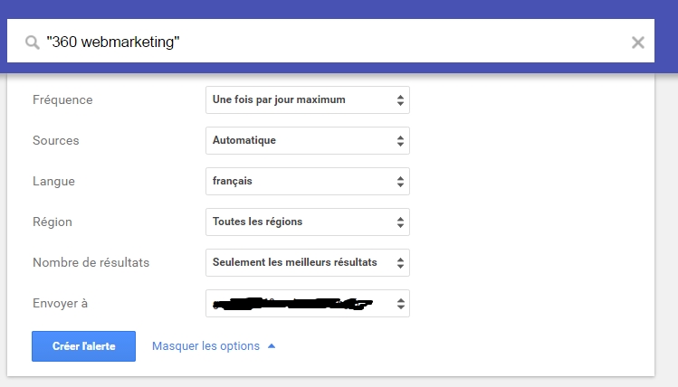 google alertes