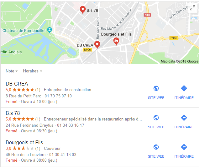 Référencement Google My Business Paris - 360 Webmarketing