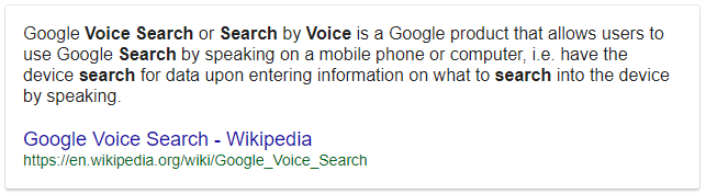 exemple recherche vocale google