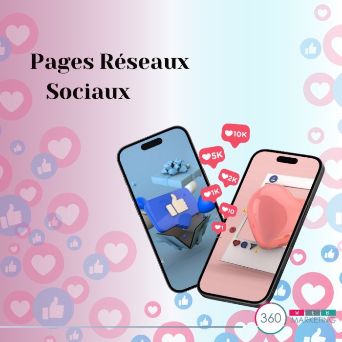 Création pages Réseaux Sociaux